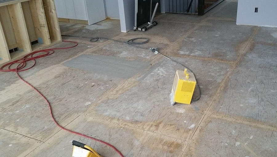 Floor Prep and Leveling -- Two Story Family Home